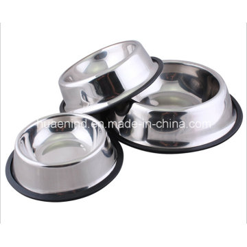 Skidproof Stainless Steel Pet Bowl